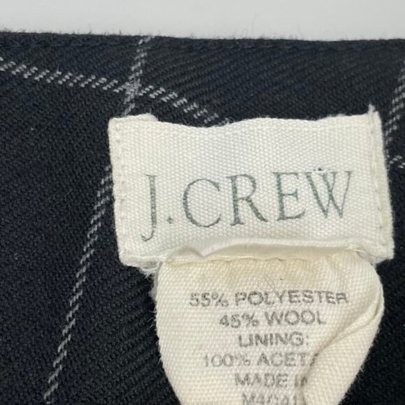 J. CREW Wool Blend Windowpane Slim Pants Sz 2P - Picture 5 of 6